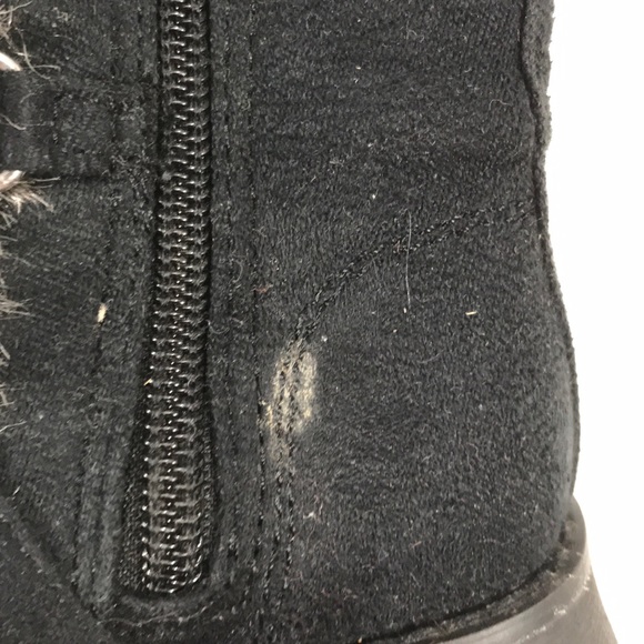 Falls Creek Faux Suede & Fur Boots with Pompoms - Picture 6 of 7